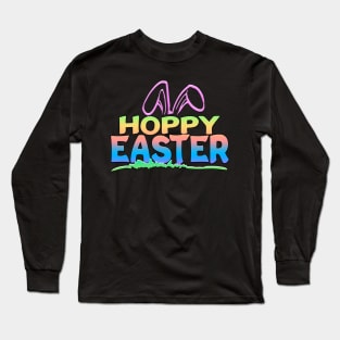 Hoppy Easter Bunny Ears Long Sleeve T-Shirt